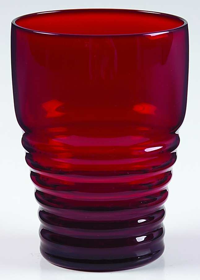 Georgian Ruby 10 Oz Flat Tumbler by Bryce-1