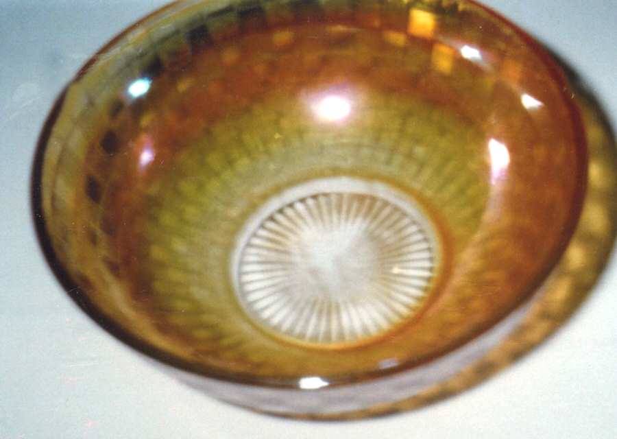 Checkboard Marigold Small Fruit Dessert Bowl by Belmont Tumbler -1