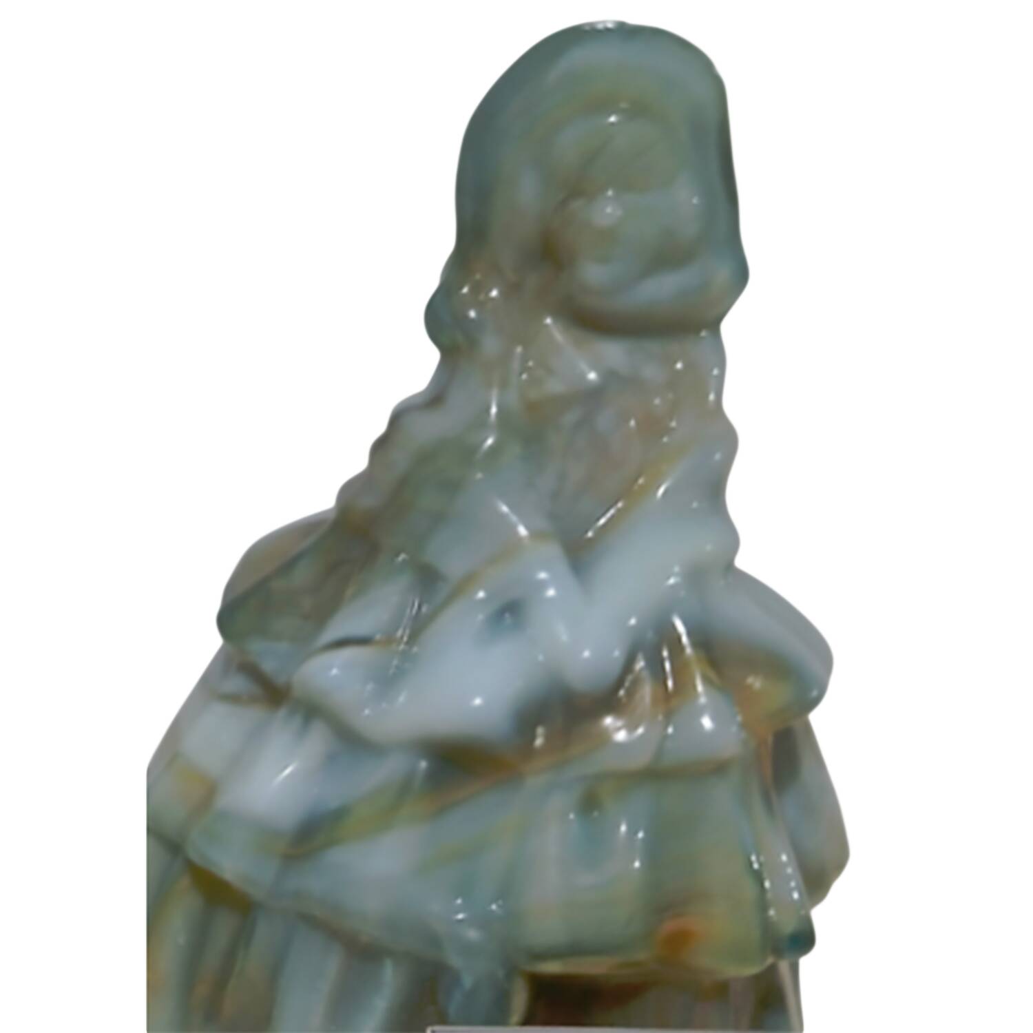 Animals & Figurines Colonial Lady with Bonnet Bell by Boyd Crystal-1