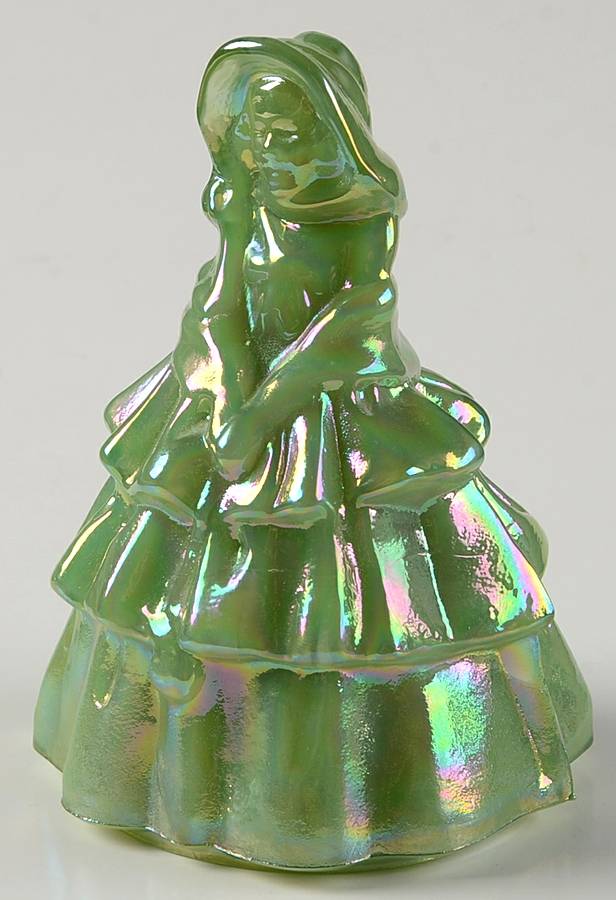 Animals & Figurines Colonial Lady with Bonnet Bell by Boyd Crystal-1
