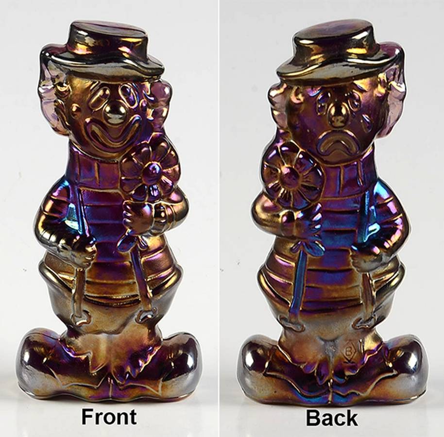 Animals & Figurines Virgil the Tw Faced Clown by Boyd Crystal-1