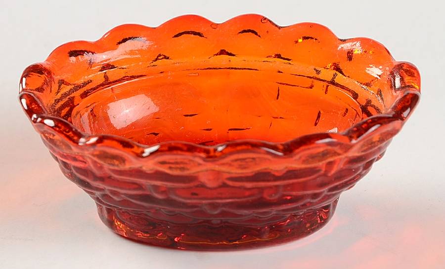 Animals & Figurines Lamb Salt  No Lid by Boyd Crystal-1