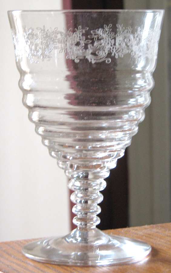 Etch 515-2 Water Goblet by Bryce-1