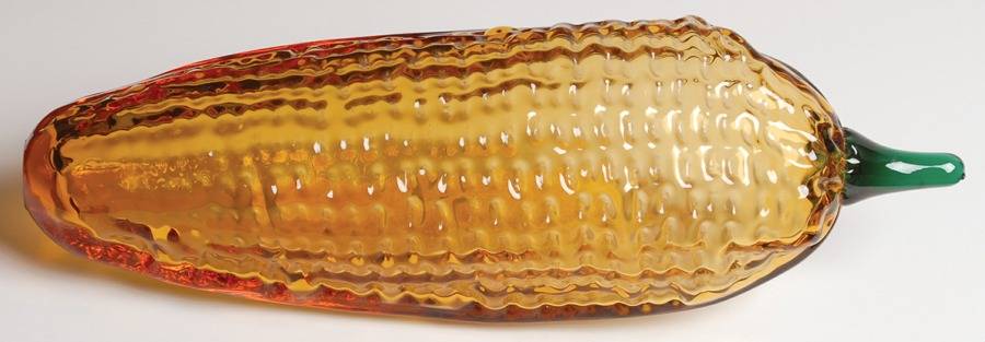 Blenko Fruits & Vegetables #9490/#1904 11" Corn by Blenko-1