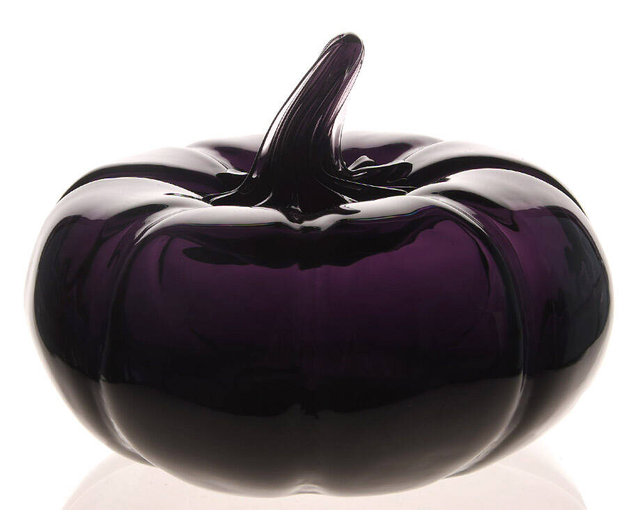 Blenko Fruits & Vegetables #6618W 6" Wide Pumpkin by Blenko-1