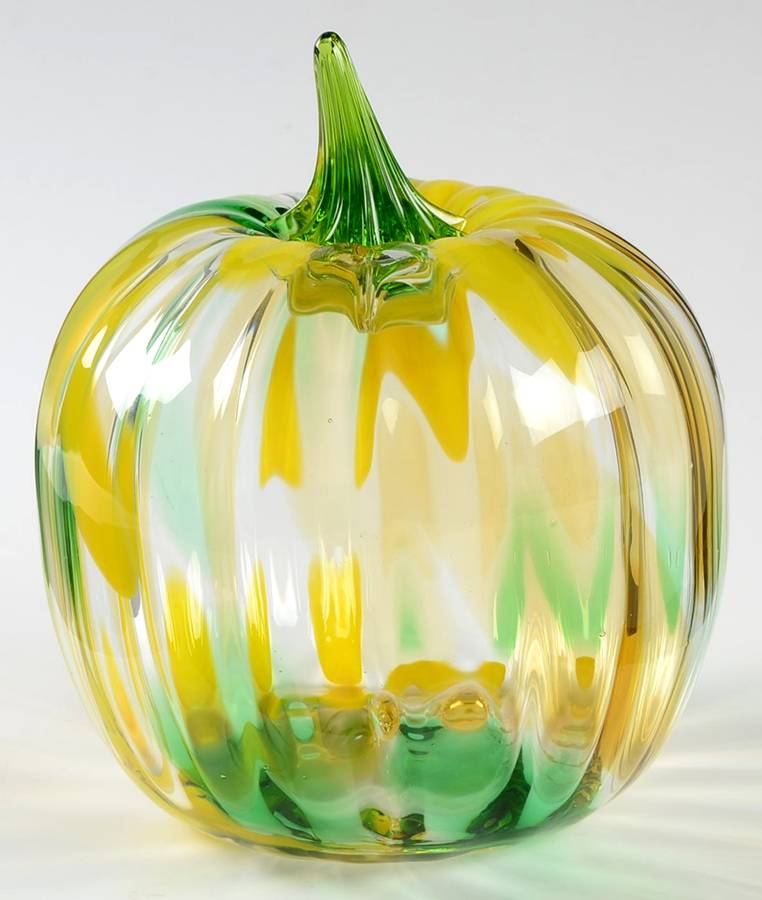 Blenko Fruits & Vegetables #9355L 6" Large Pumpkin by Blenko-1