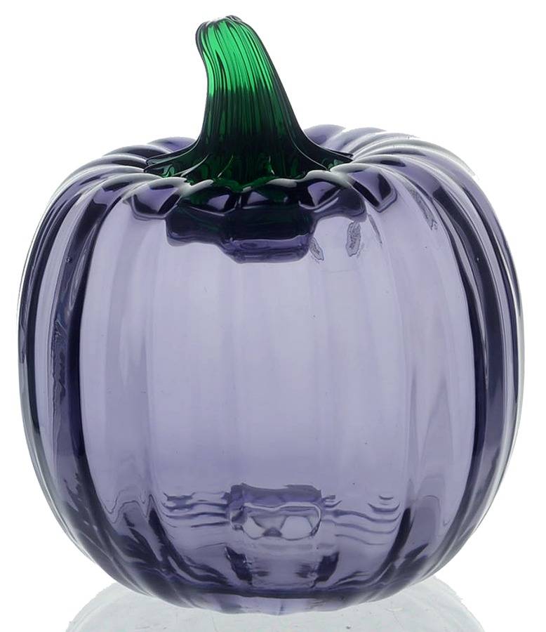 Blenko Fruits & Vegetables #9355S 5" Small Pumpkin by Blenko-1