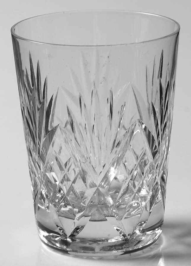 Leander 4 Oz Flat Tumbler by Bridge Crystal Eng-1