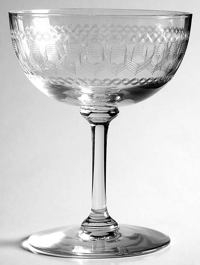 Etch 311-1 Champagne/Tall Sherbet by Bryce-1