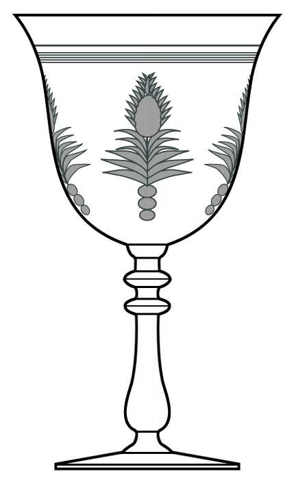 784-11 Water Goblet by Bryce-1