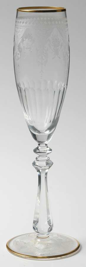 Prestige (Gold Trim) Fluted Champagne by Baccarat-1