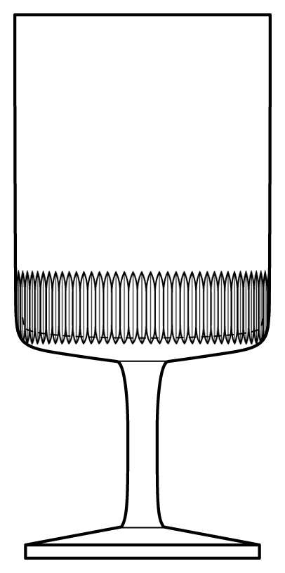 Michele Water Goblet by Bryce-1