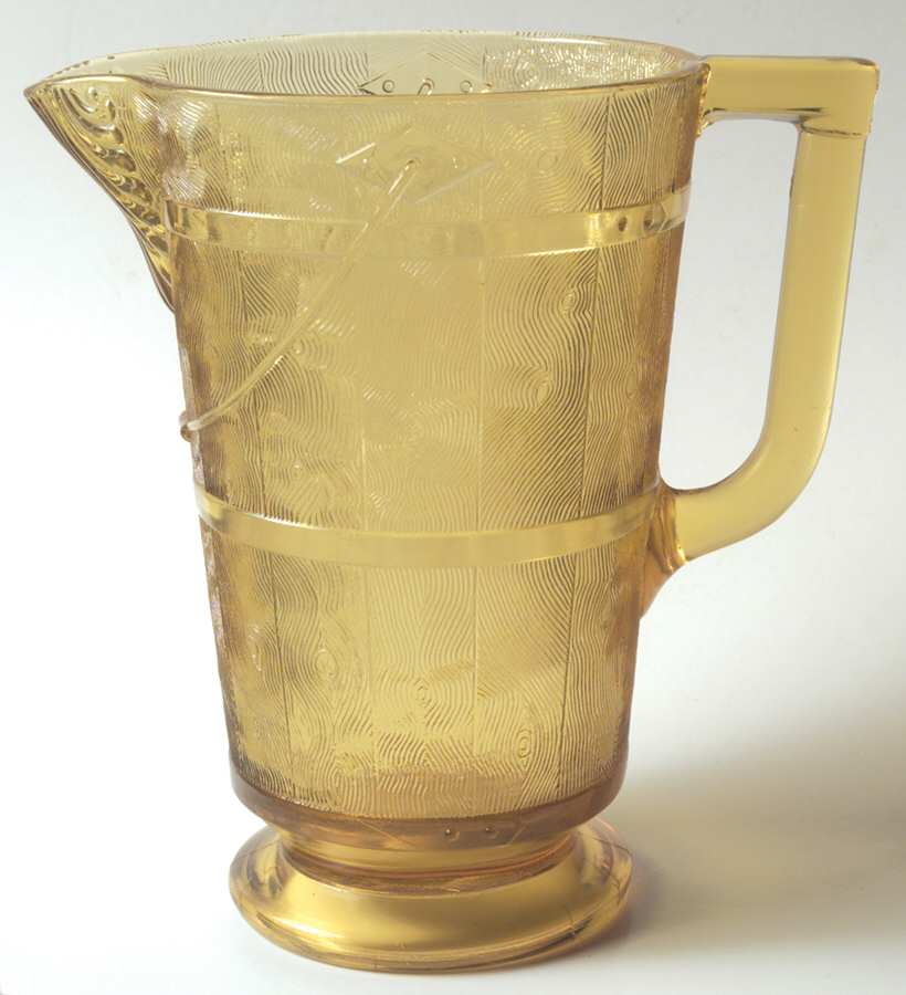 Oaken Bucket Amber Pitcher by Bryce-1