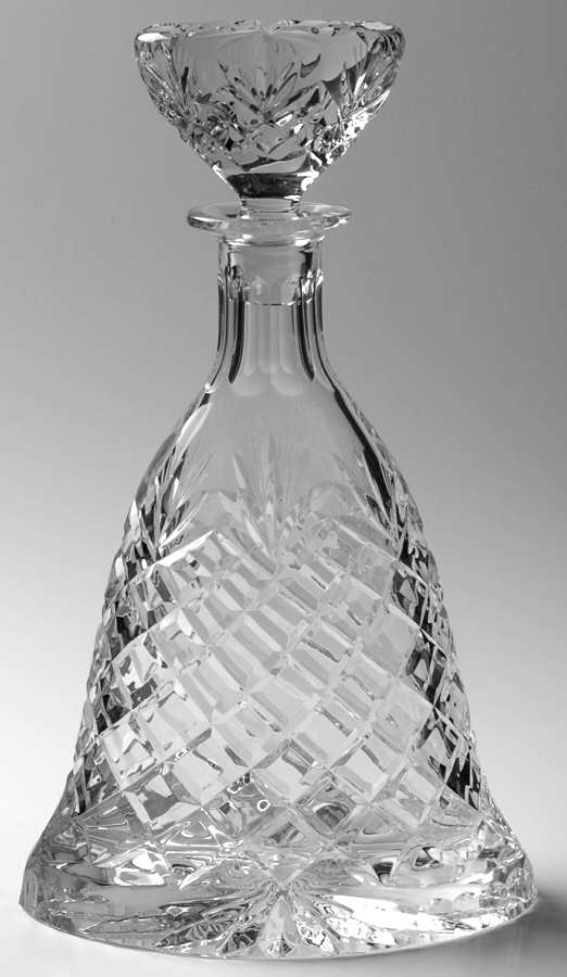 Oxford (Smooth Stem) Decanter & Stopper by Badash Crystal-1