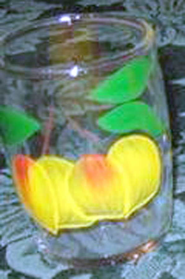 Crystal Fruits Juice Glass by Bartlett Collins-1