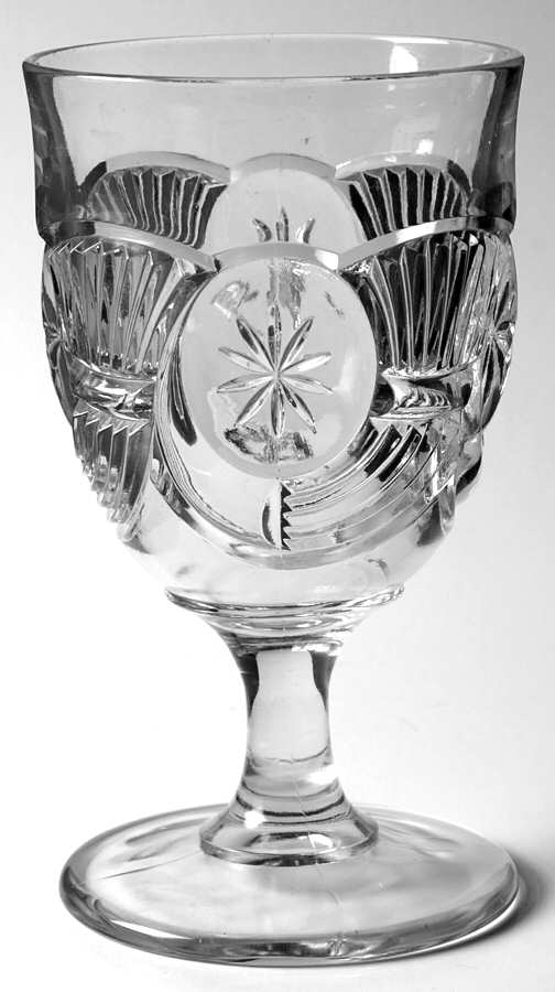 Clear Circle Water Goblet by Bryce-1
