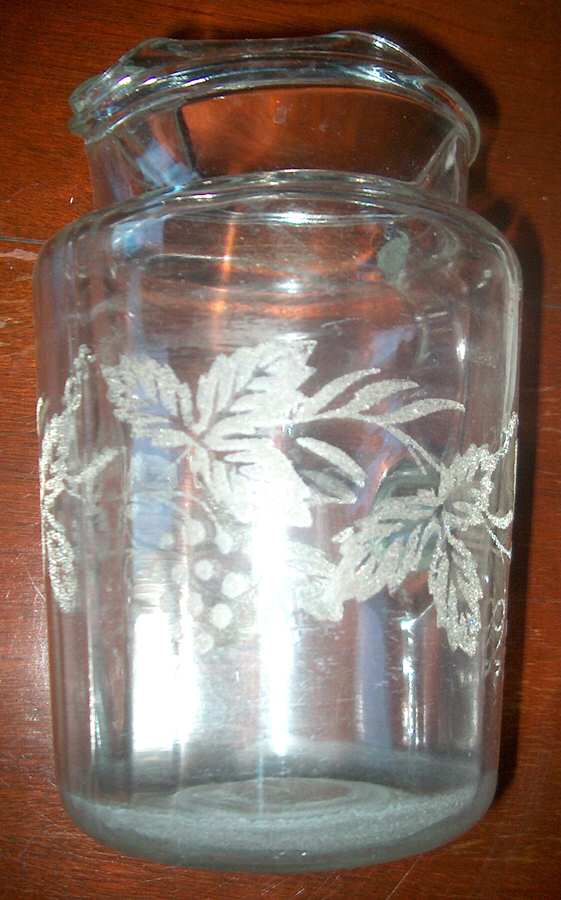 Decoration 806 Clear (No Trim) Pitcher by Bartlett Collins-1