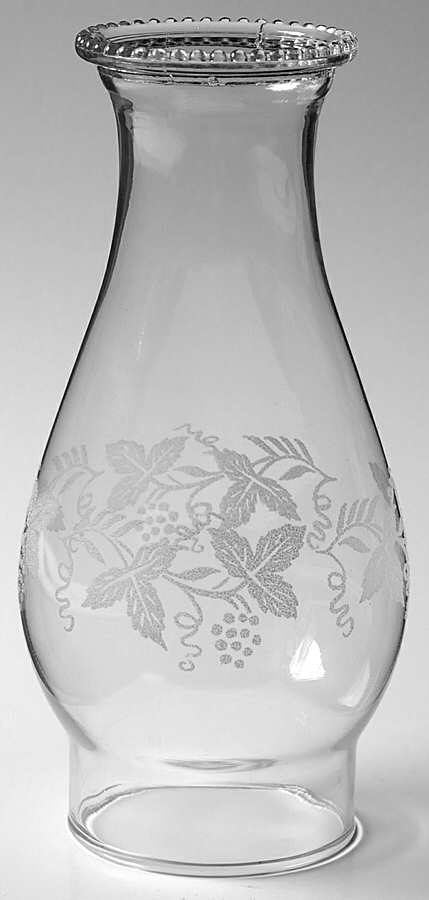 Decoration 806 Clear (No Trim) Hurricane Lamp, Globe Only by Bartlett Collins-1