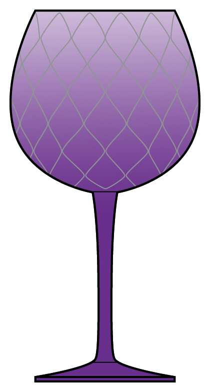 Ivy Amethyst Water Goblet by Bryce-1