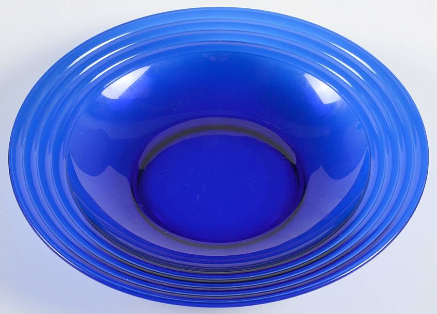 Forum Saphir (Cobalt) Rim Soup Bowl by Bormioli Rocco-1