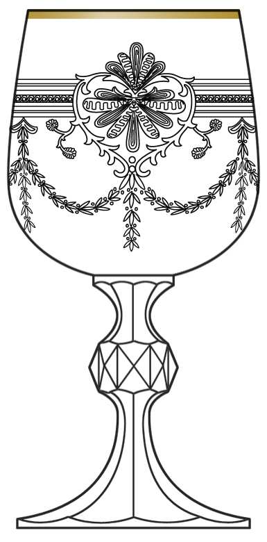 BOC141 Water Goblet by Bohemia Crystal-Crystalex-1