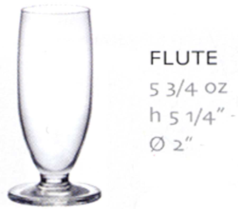 Tulip Clear Fluted Champagne by Bormioli Rocco-1
