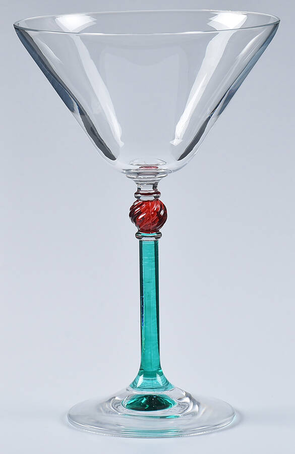 Diamond Martini Glass by Bohemia Crystal-Crystalex-1