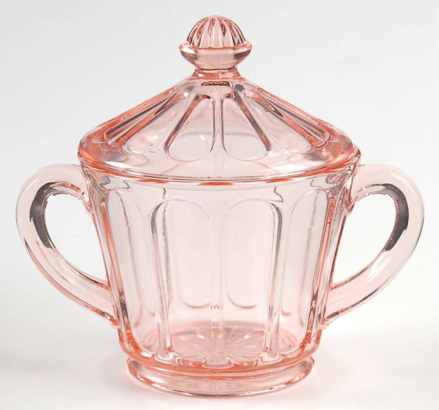 Twitch Pink Sugar Bowl & Lid by Bartlett Collins-1