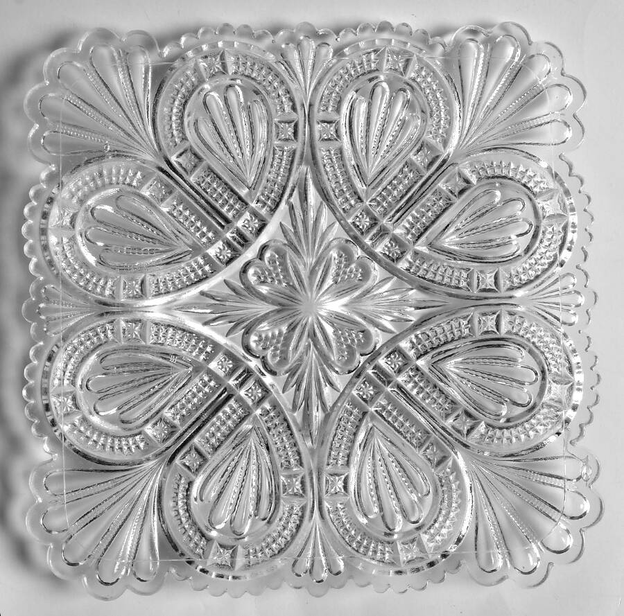 Admiral Square Cake Plate by Bryce-1