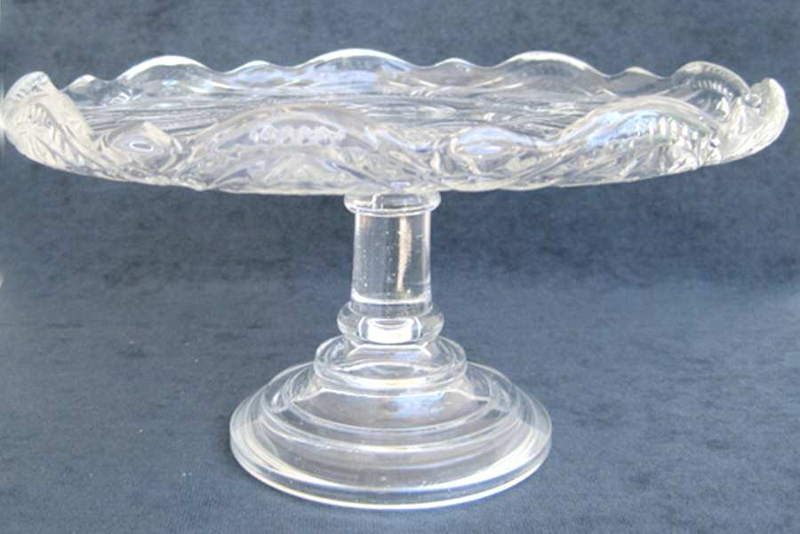Jasper Clear Round Cake Stand by Bryce-1
