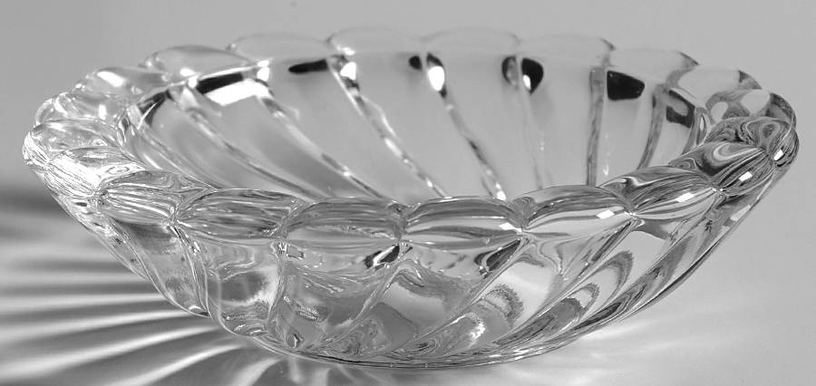 Swirl Clear (Volute) 3" Ashtray by Baccarat-1