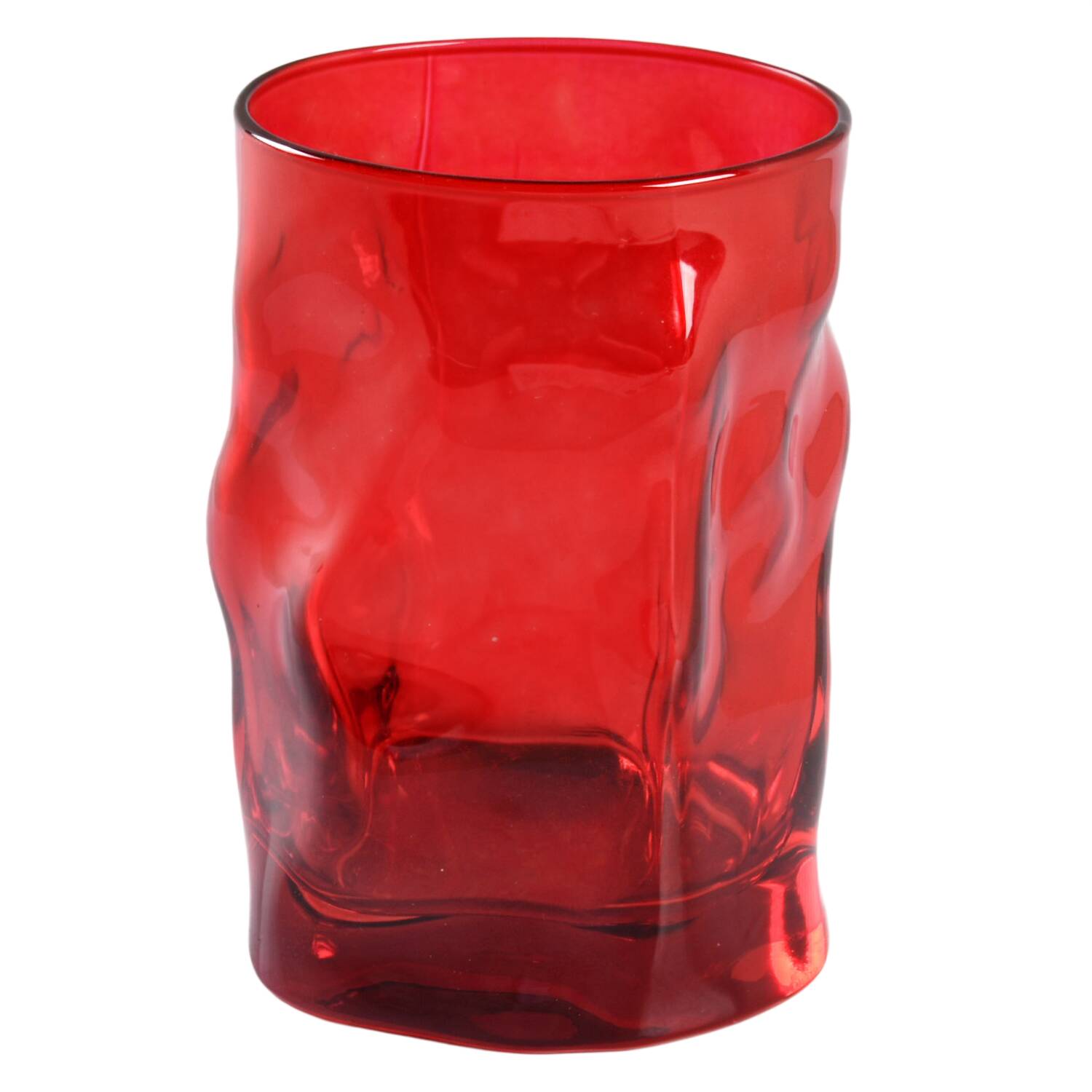 Sorgente Red Flat Tumbler by Bormioli Rocco-1