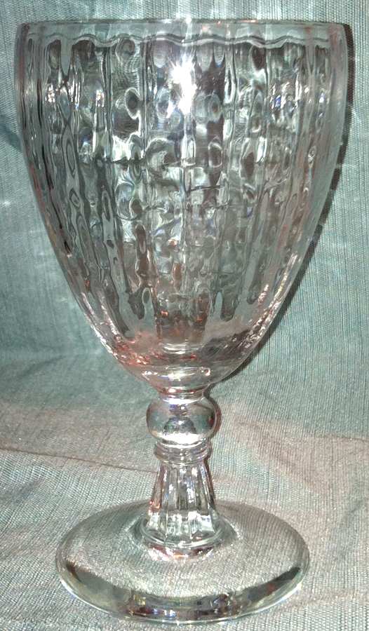 875 (Block Optic) Water Goblet by Bryce-1