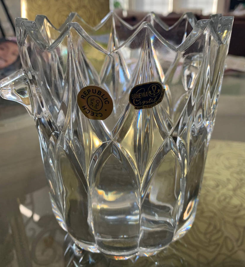 BZR1 Ice Bucket by Bohemia Czech Republic-1