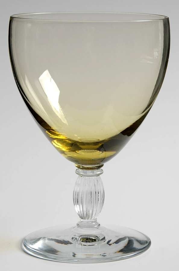 Dehli Chartreuse (Aztec Gold) Water Goblet by Bryce-1