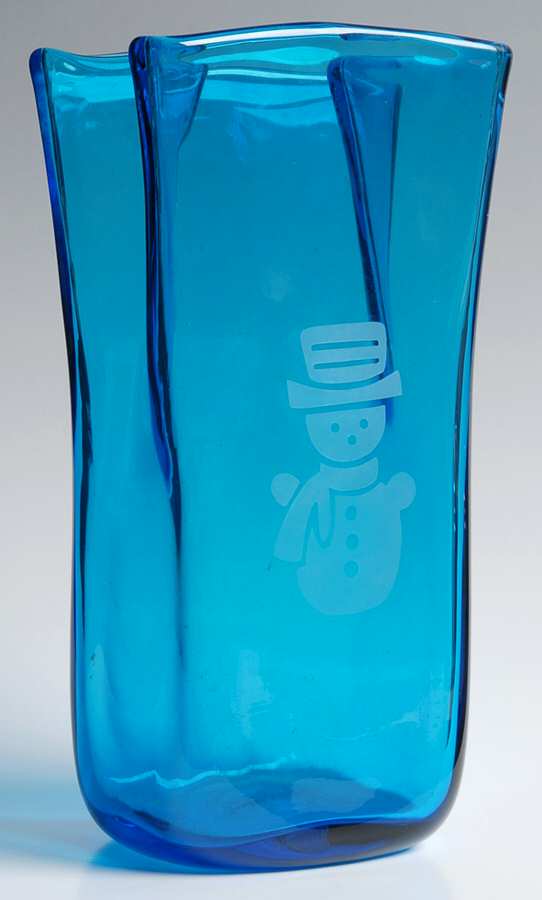 Vases #8813S Paper Bag Vase by Blenko-1