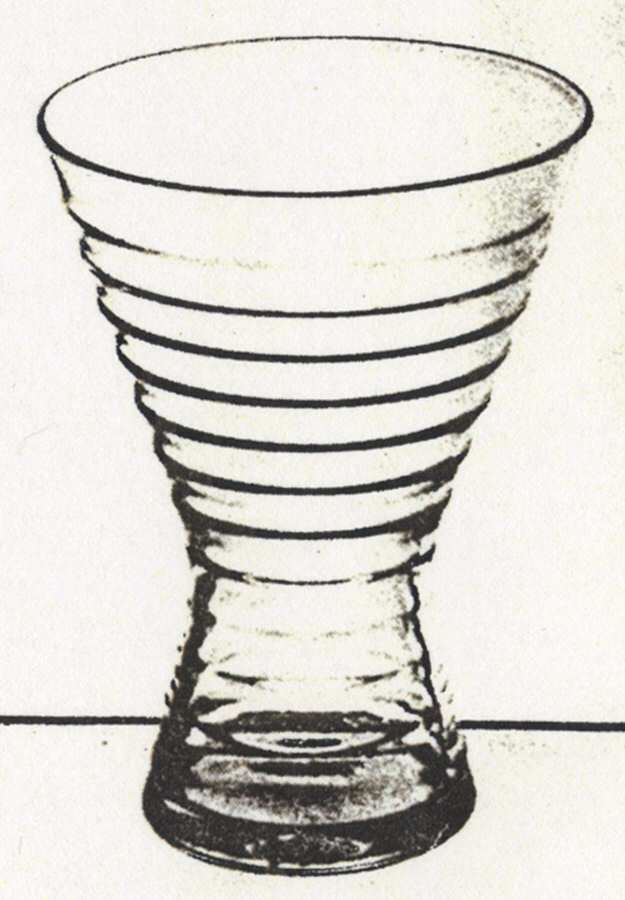 Fiesta Clear Water Goblet by Bryce-1