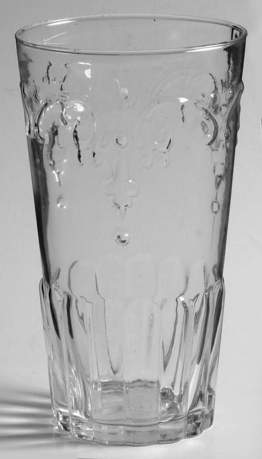 Pressed Glass Flat Tumbler by Bombay-1