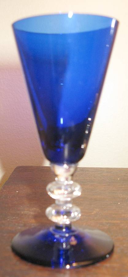 Belmont Cobalt Sherry Glass by Bryce-1