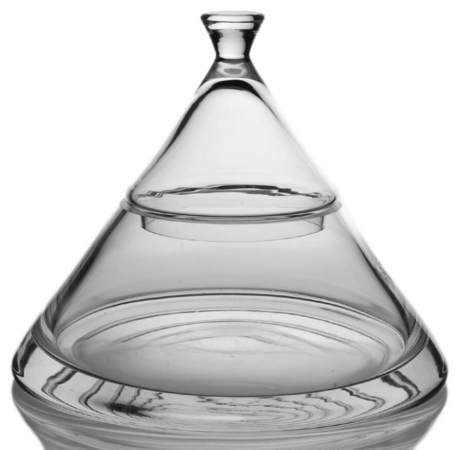 Animals & Figurines Tee Pee Candy Jar & Lid by Badash Crystal-1
