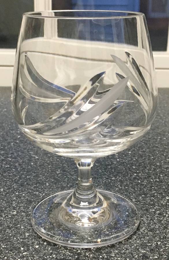 BZR5 Brandy Glass by Bohemia Czech Republic-1
