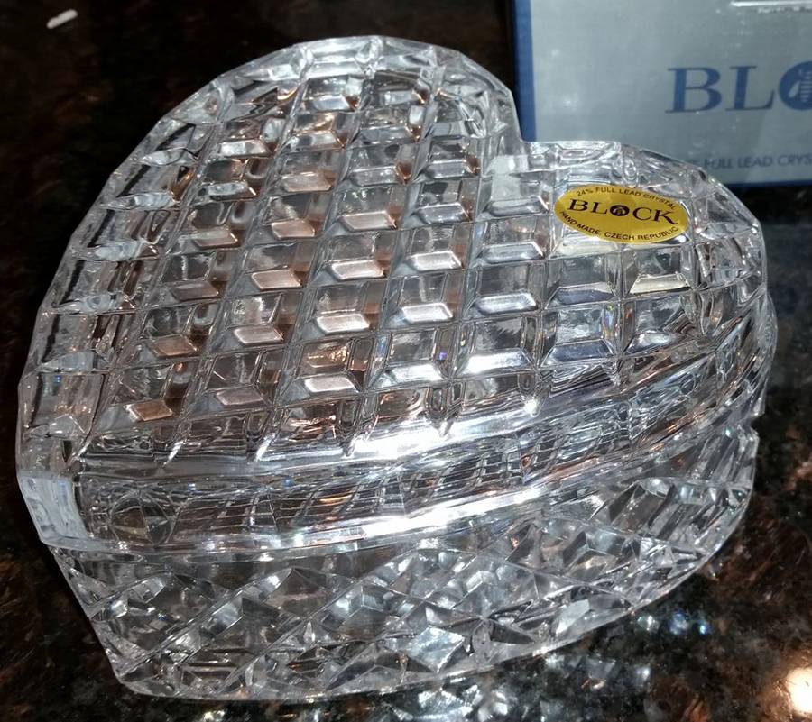Pegasus Large Heart Box with Lid by Block-1