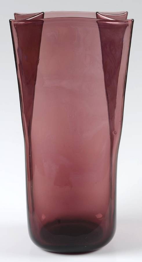 Vases #8813M 10" Paper Bag Vase by Blenko-1