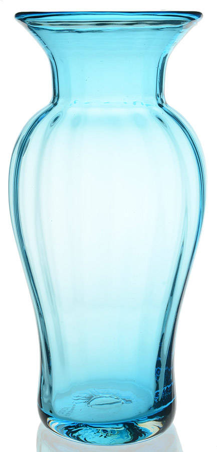 Vases #2715 16" Straight Optic Vase by Blenko-1