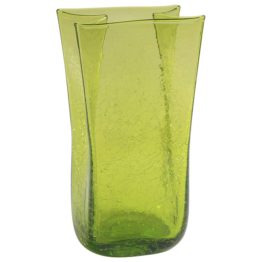 Vases #8813S Paper Bag Vase with Crackled Finish by Blenko-1