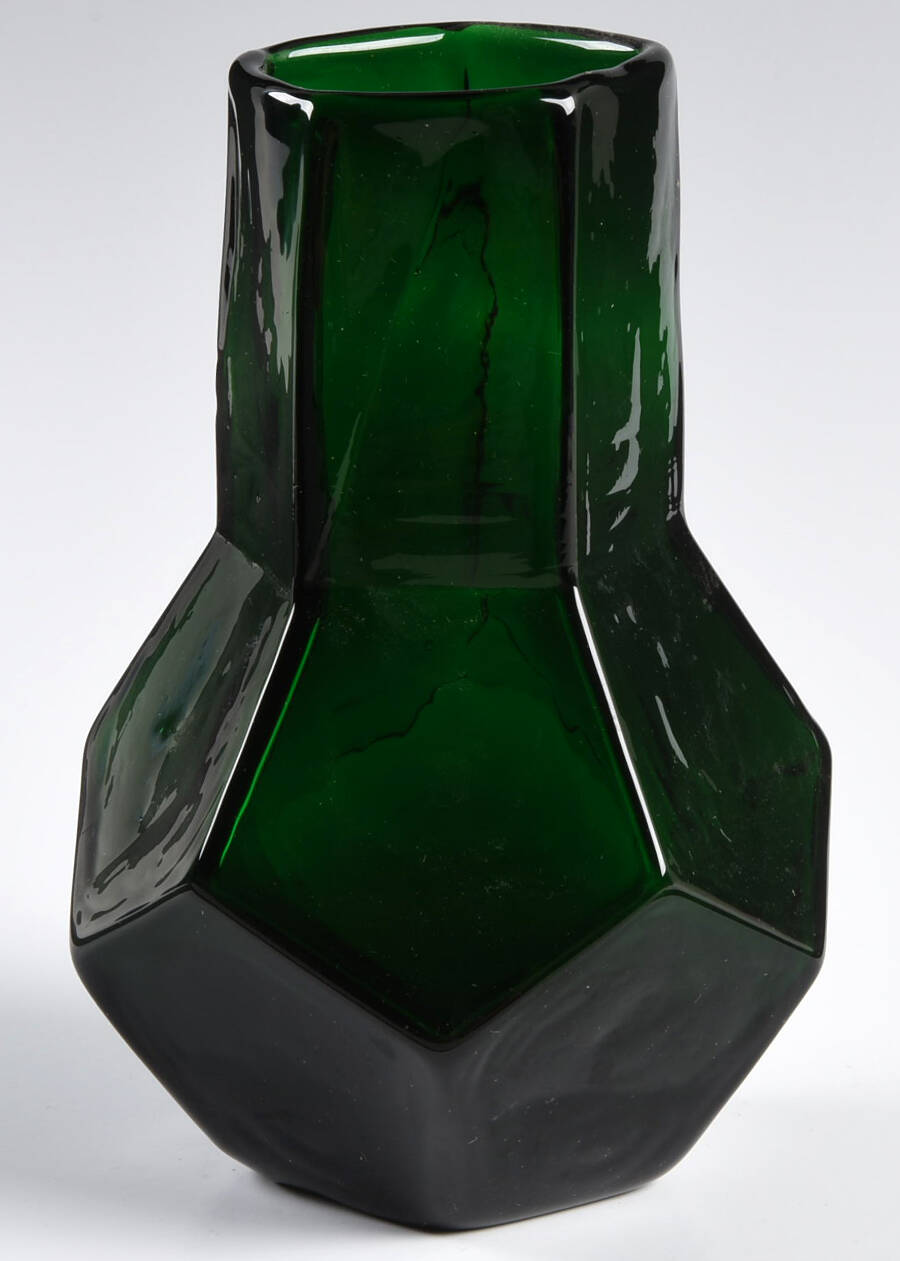 Vases #2412-D20 6" Dice Tower Bud Vase by Blenko-1
