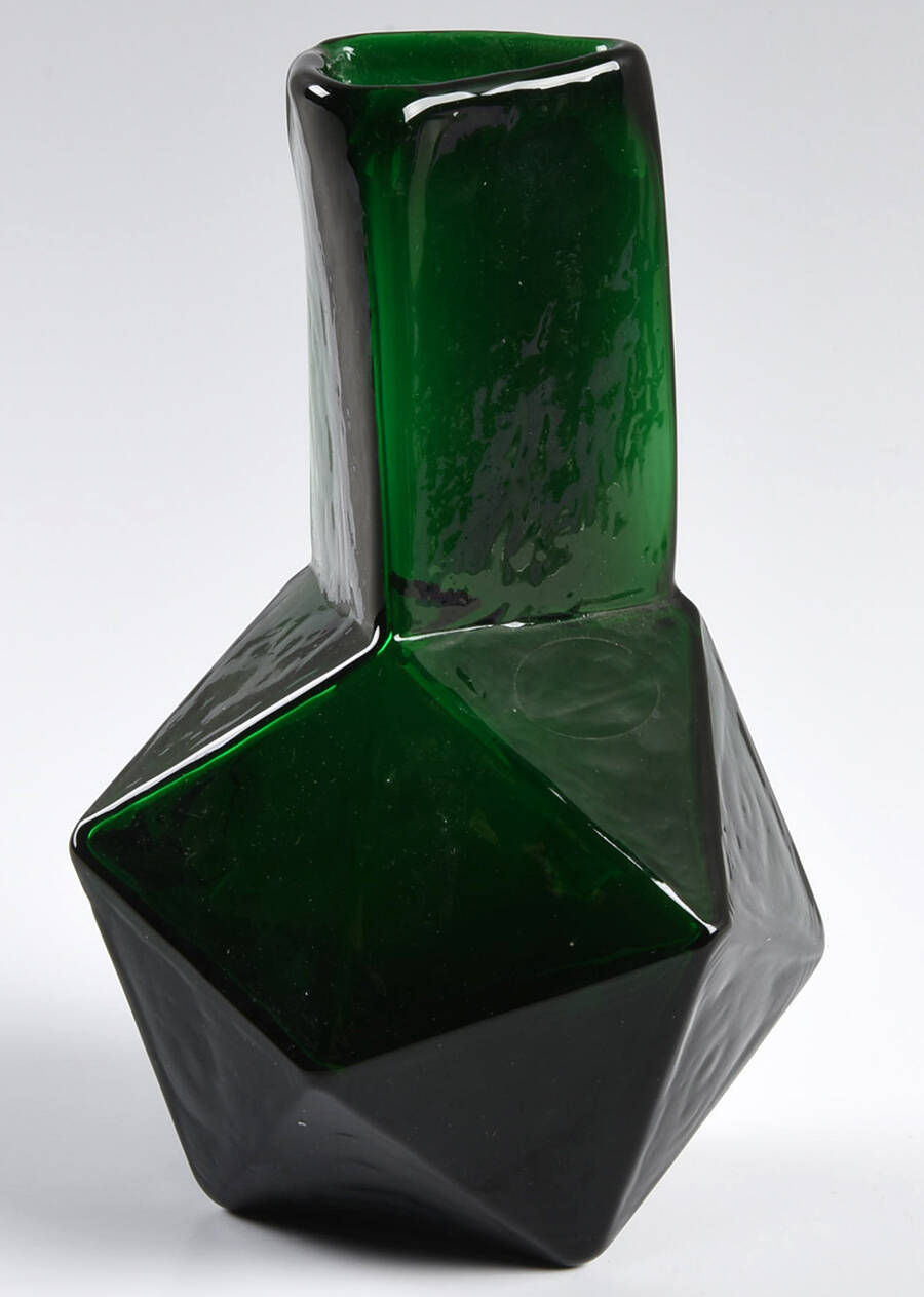 Vases #2411-D12 6" Dice Tower Bud Vase by Blenko-1