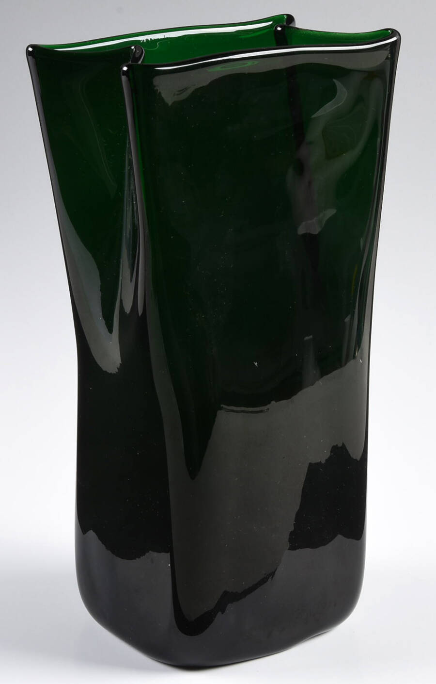 Vases #8813M 10" Paper Bag Vase by Blenko-1