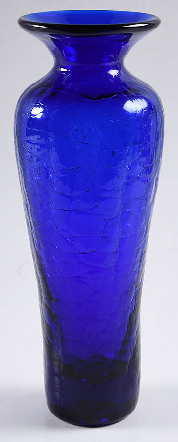 Vases #8310S 10" Crackled Bud Vase by Blenko-1