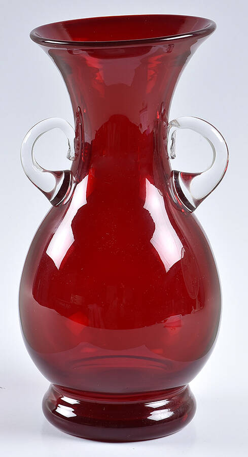 Vases 10" Handled Vase by Blenko-1
